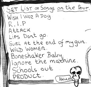 Batcave Tour - set list