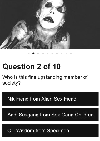 Nik Fiend on BBC quiz