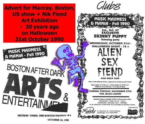 US Tour 1990 - Boston, US, Halloween